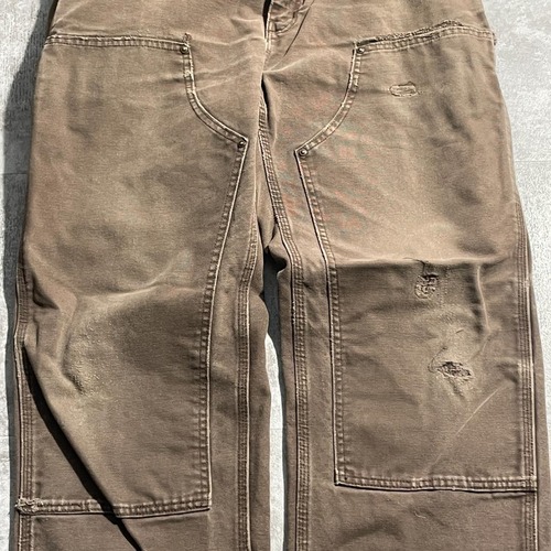 ダークブラウン ダブルニー Carhartt B136 DKB 36×32 詳細写真5