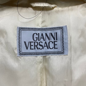 vintage GIANNI VERSACE silk down coat
