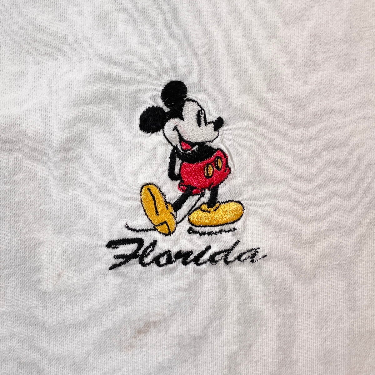 90年代 USA製 MICKEY MOUSE ミッキーマウス キャラクターTシャツ ワン