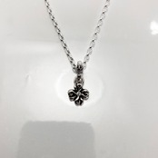 FLAMING CROSS with DIAMOND NECKLACE with GODSIZE® I.D. TAG / フレイミングクロス・ダイヤモンド ゴッドサイズ® I.D.ネックレス
