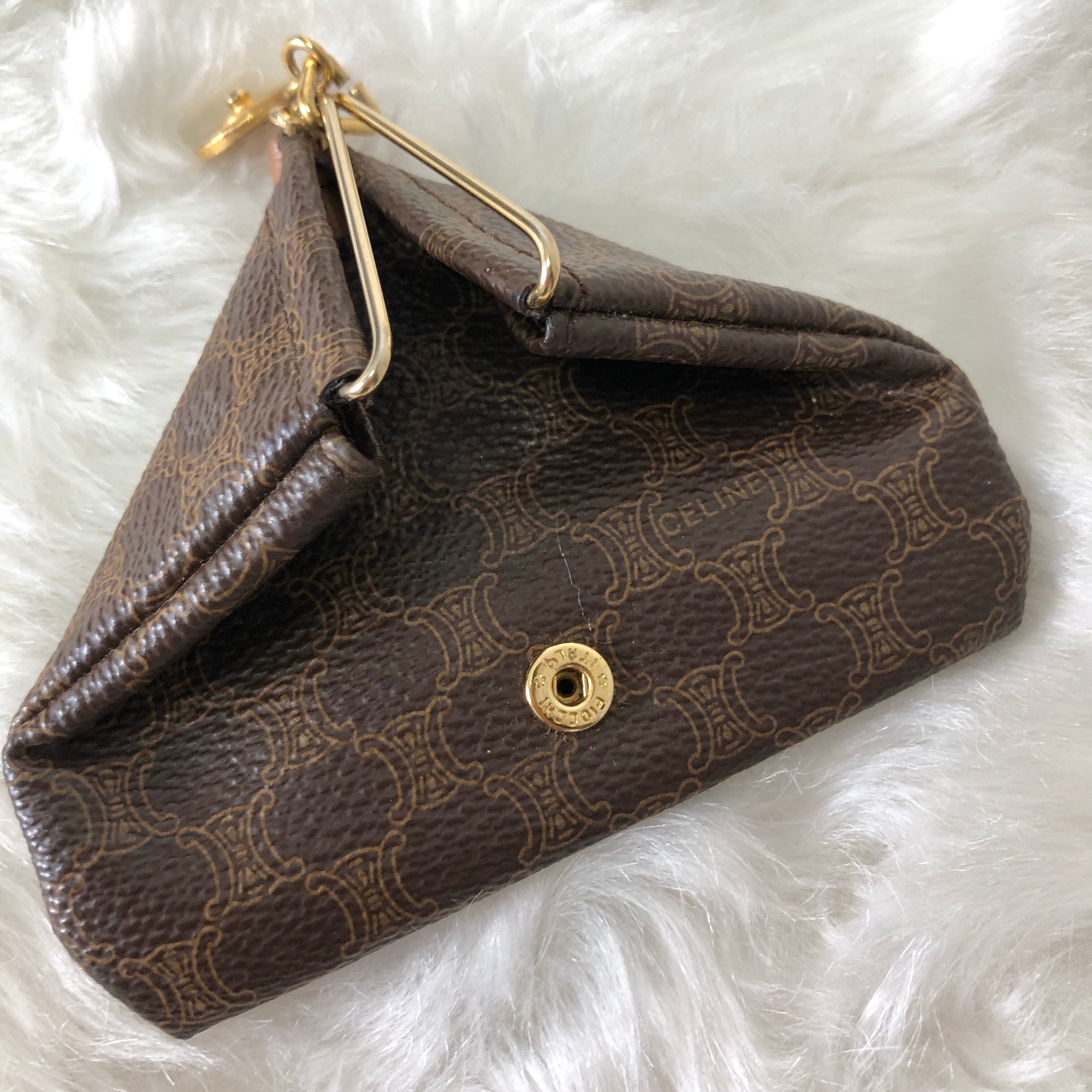 CELINE 馬車柄 二つ折り札入れ ヴィンテージ CELINE - Vintage セリーヌ CELINE 財布 二つ折り財布 馬車金具