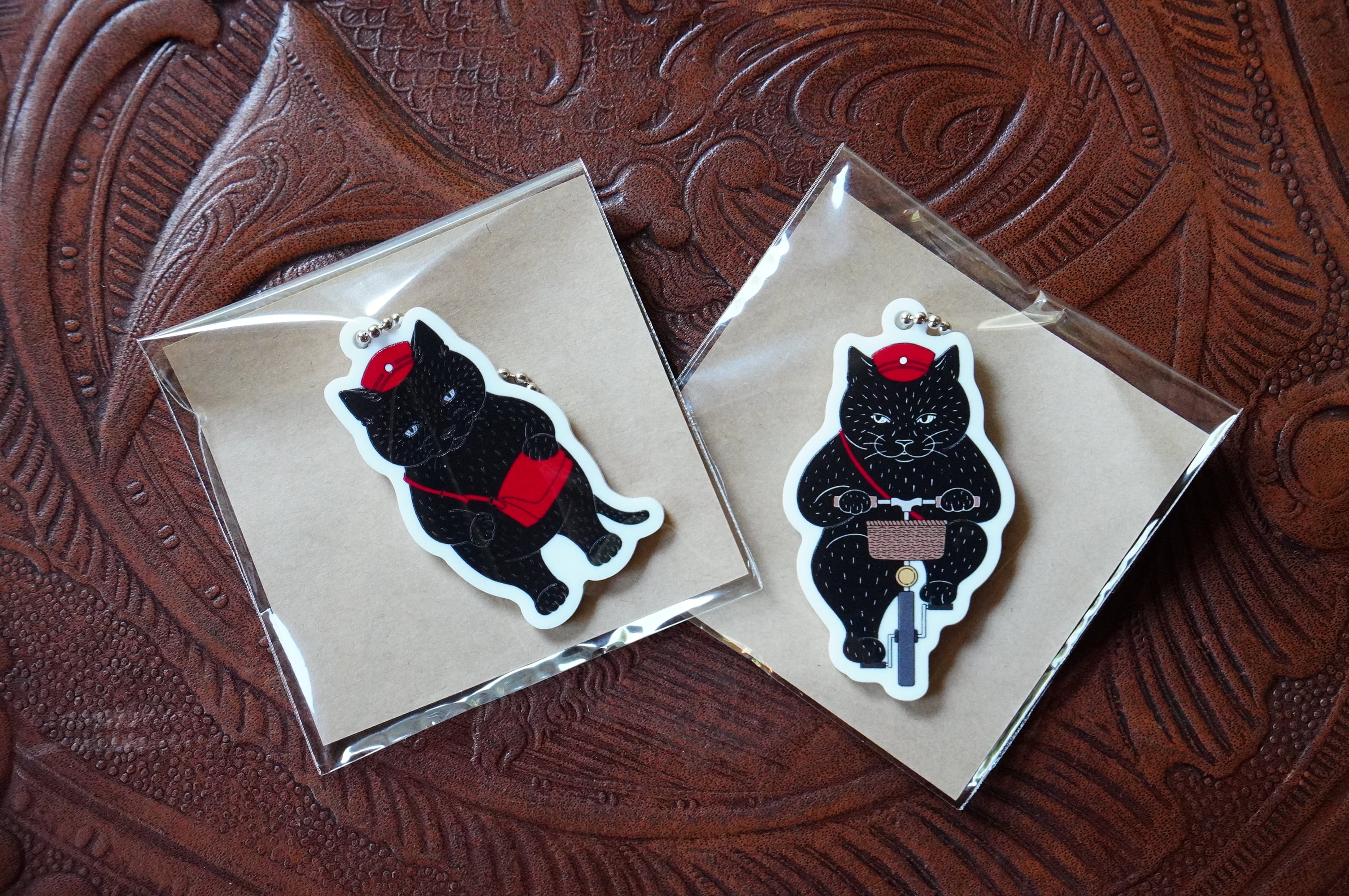 山猫瓶詰研究所 郵便猫アクリルキーホルダー | 山猫瓶詰研究所