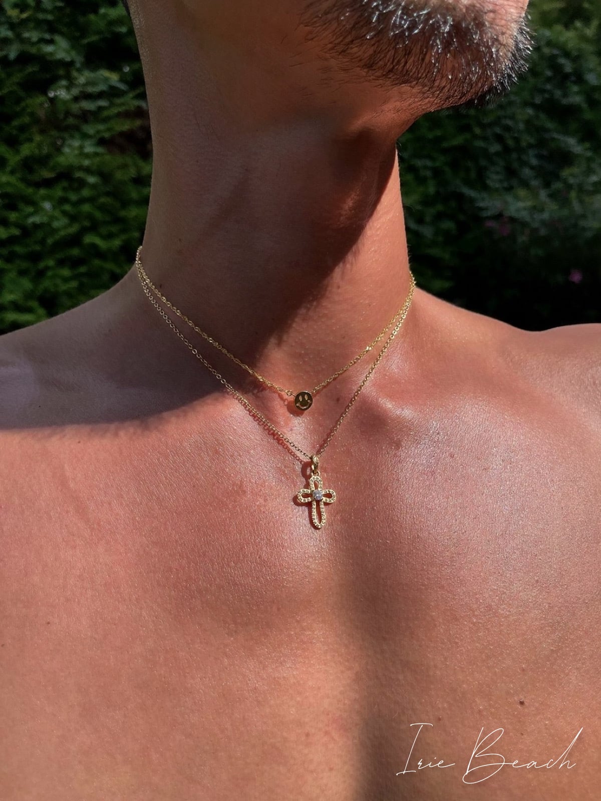 cross zirconia necklace | IRIEBEACH