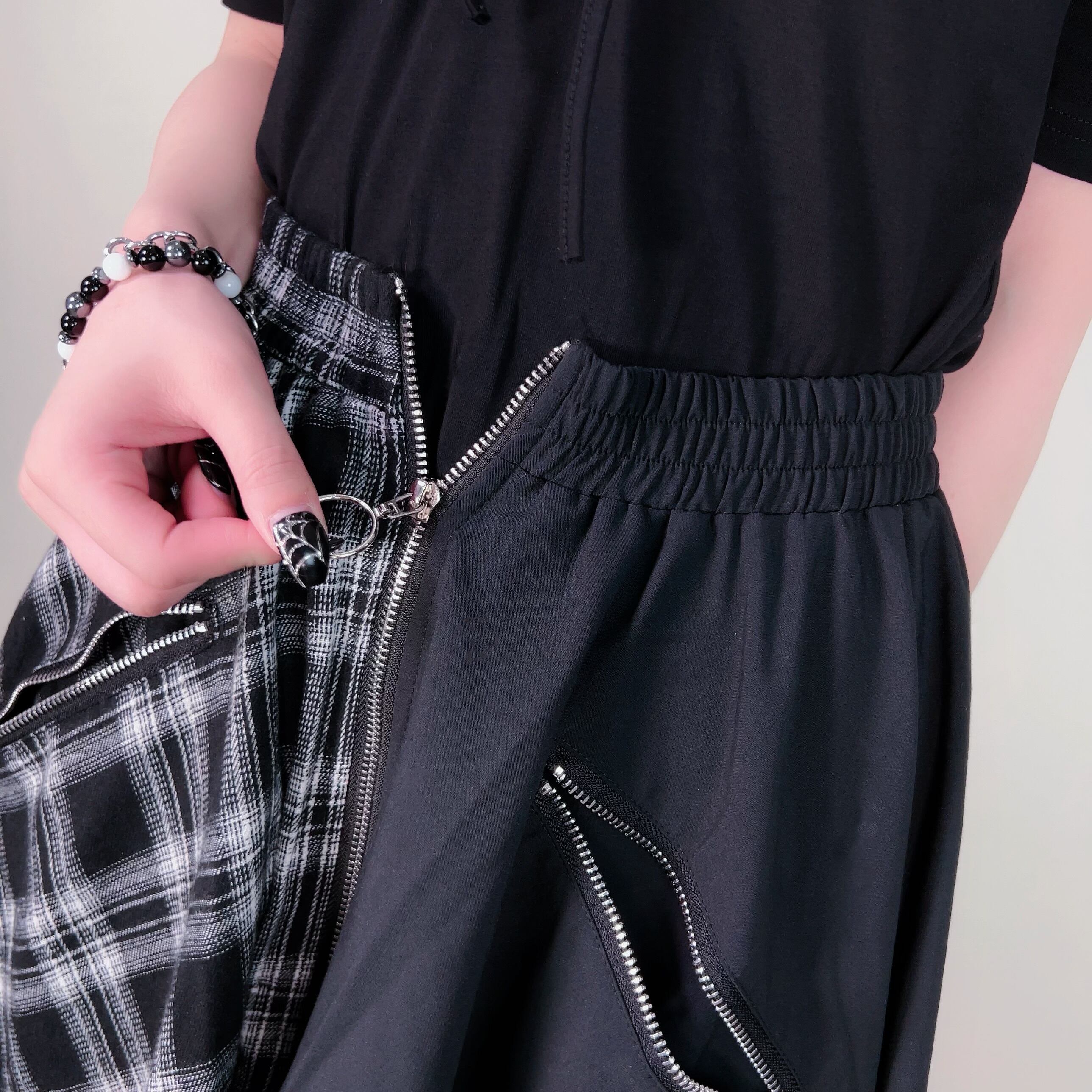 89%以上節約 NieR 日曜日限定価格 BROWN CHECK LONG SKIRT iauoe.edu.ng