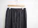 LAMOND”SHARI NEW SEMI WIDE  PANTS CHAMBRAY BLACK”