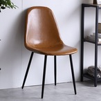 一人掛け ダイニングチェア PVCレザー 単品 椅子 イス