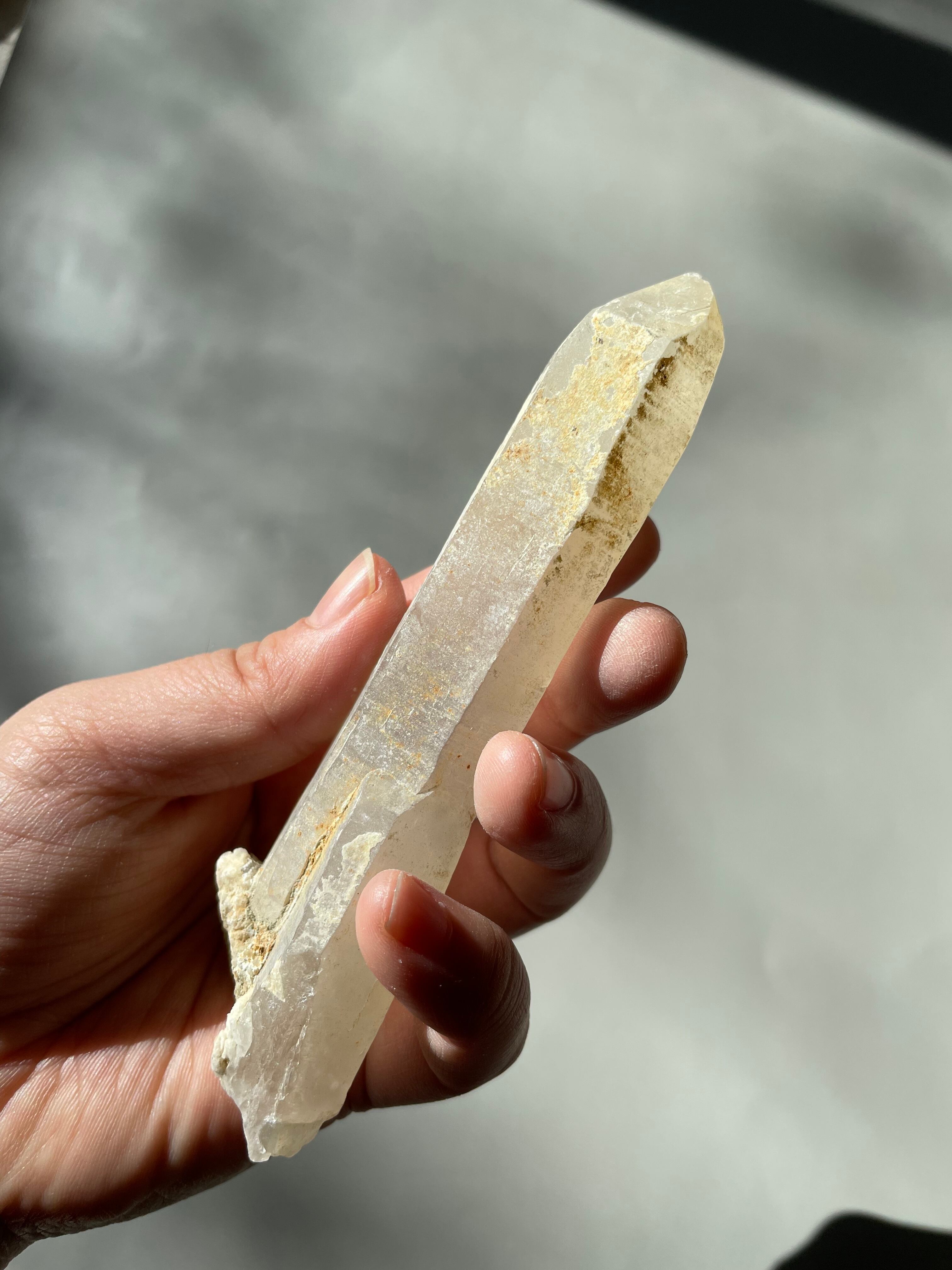 パキスタン　ギルギット　スカルドゥ産　ヒマラヤ水晶　レーザー　タントリックツイン