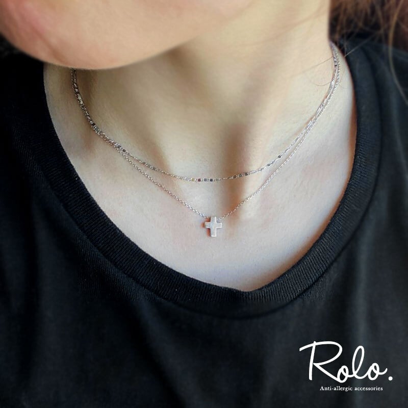 クロスモチーフネックレス シルバー925 | Roloshop BASE店