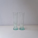 再生ガラスの一輪挿し