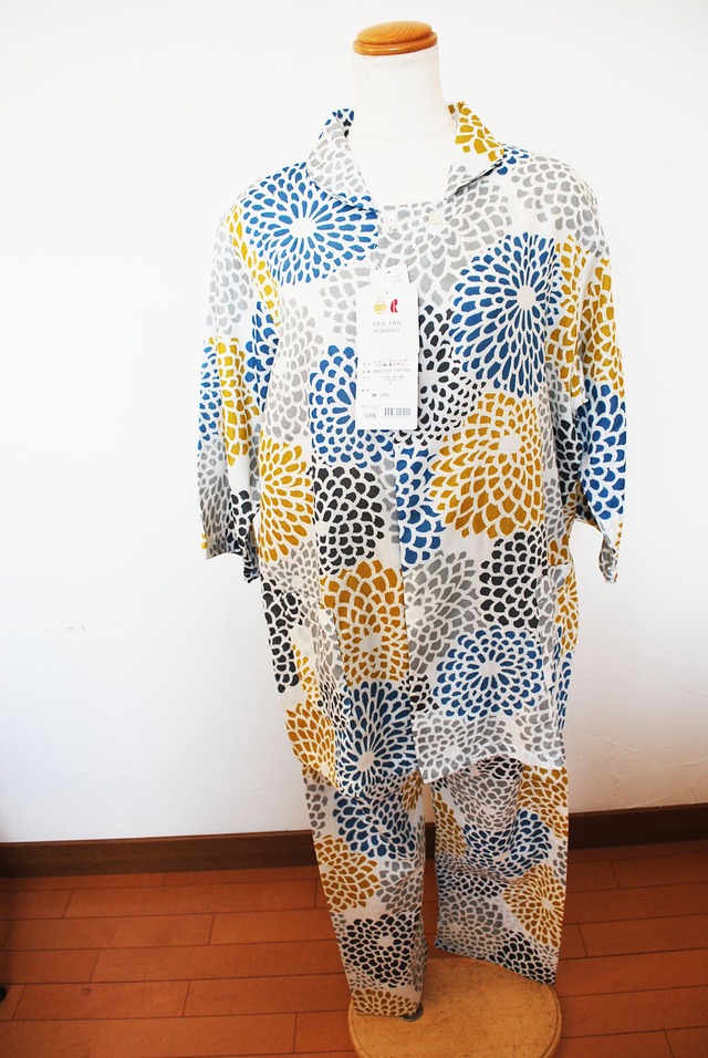 SOUSOU　パジャマ（２重ガーゼ）【菊づくし】日本製
