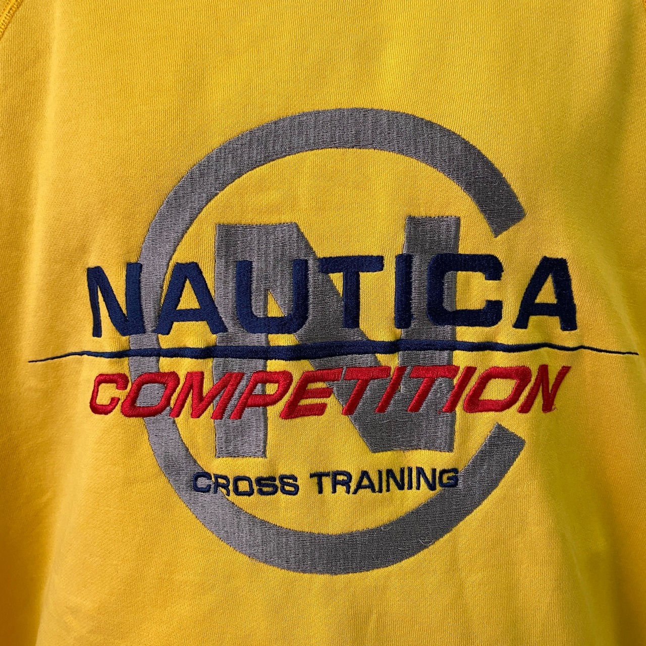 ビッグサイズ 90年代 NAUTICA ノーティカ COMPETITION 刺繍 ラグラン 