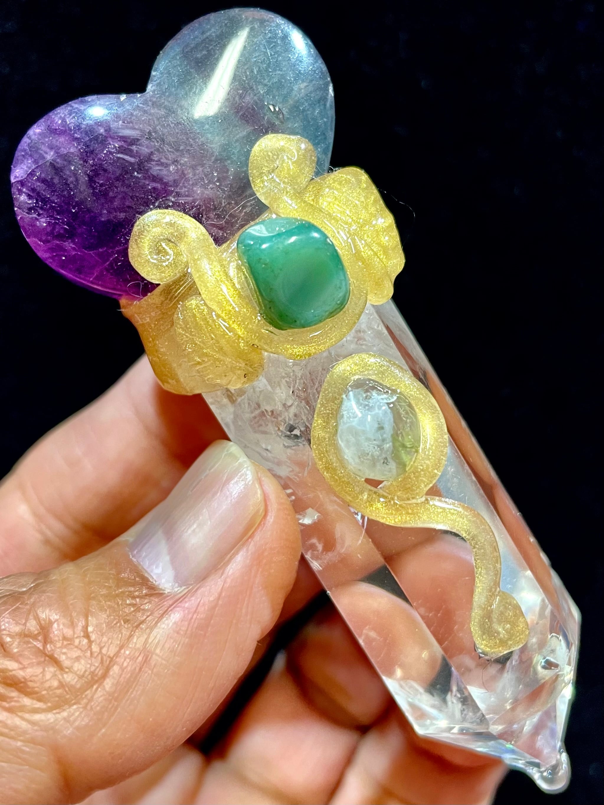 58) エネルギーを高める超アイテム!「アート・クリスタルワンド」ハンドメイド