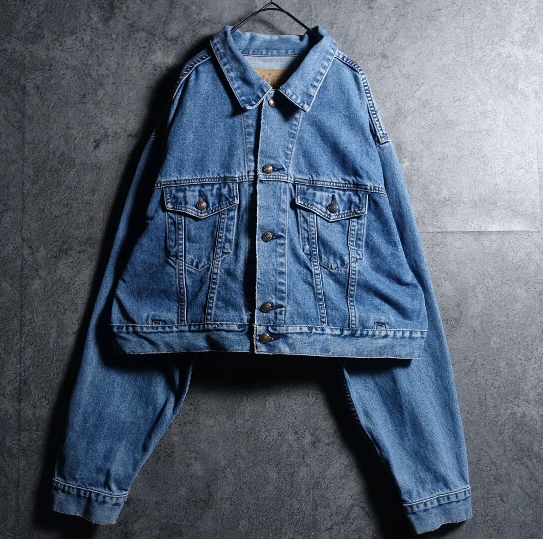 Denim Very Short Length Remake Desgin Trucker Jacket