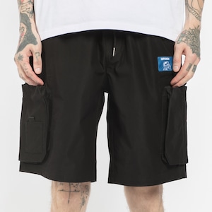 SALE 送料無料【HIPANDA ハイパンダ】メンズ ショートパンツ MEN'S SHORTS CARGO PANTS / BLACK