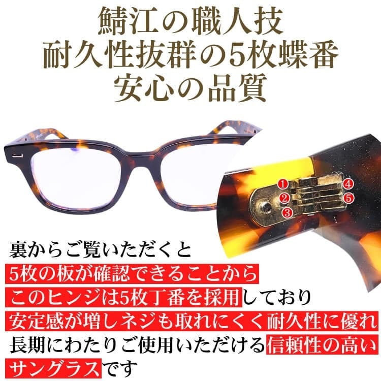 透明レンズ 日本製 サングラス 鯖江の職人が挑む世界一を目指す究極の