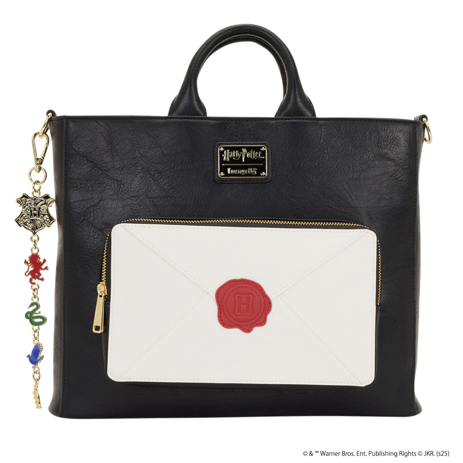 LF WB HARRY POTTER HOGWARTS LETTER CONVERTIBLE BACKPACK & TOTE CROSSBODY BAG_HPTB0260