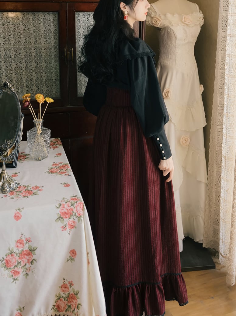 伯爵夫人 〜Lizaの夜会ブラウス〜 M21073 | 奇妙な洋装雑貨店 Magica