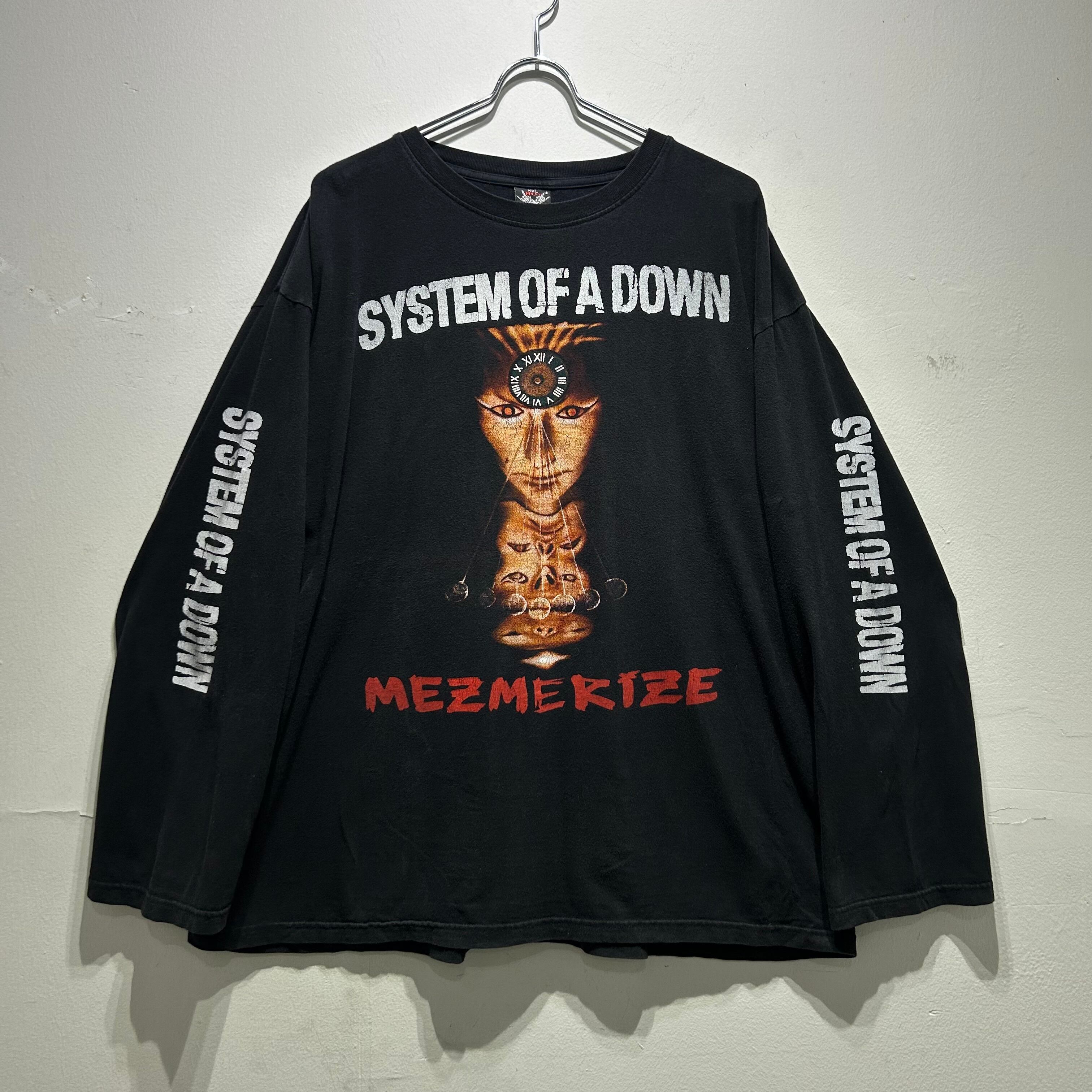 XXL‼︎ 00s Bootleg " SYSTEM OF A DOWN " L/S T-shirt【仙台店】