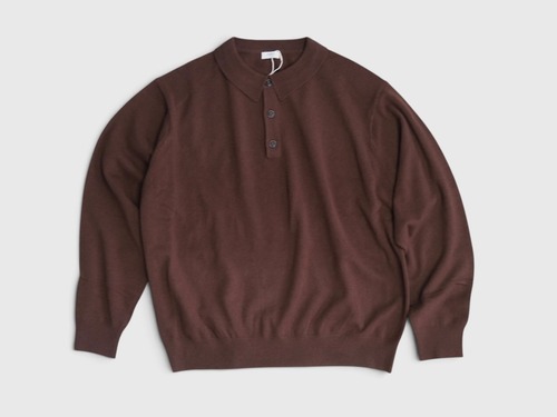 crepuscule”L/S Polo Brown”