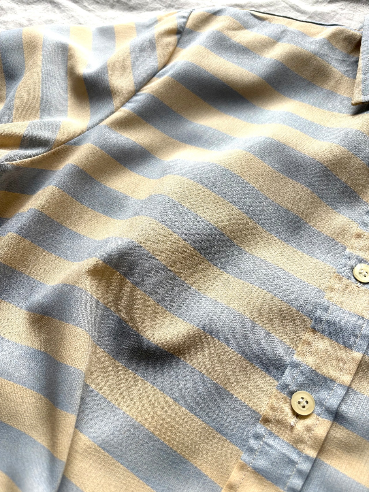 Horizontal stripe S/S shirt