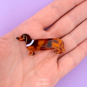 «予約» Coucou Suzette Cute Dachshund Hair Clip ククシュゼット ヘアアクセサリー