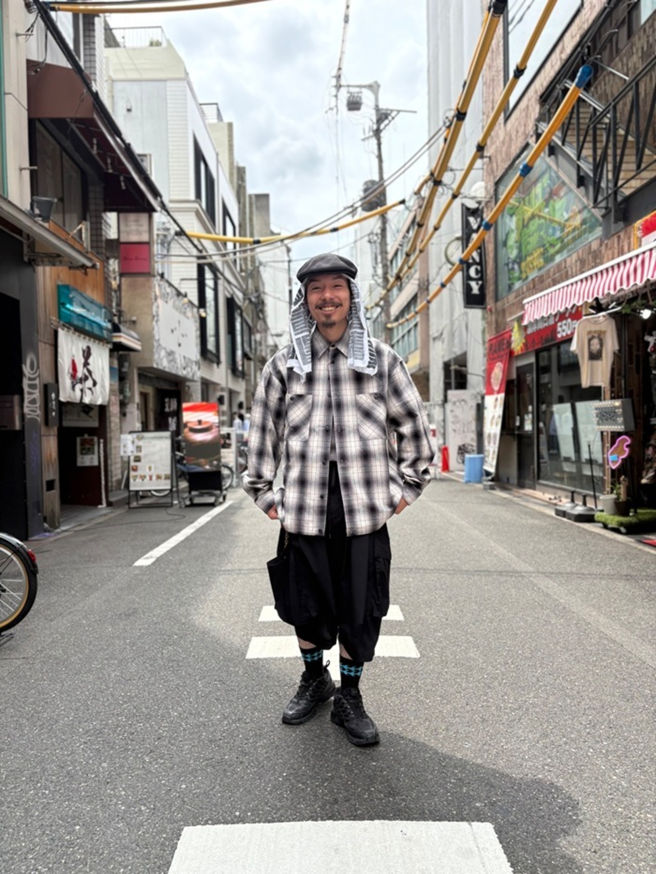 GENIUS CRAft / OMBRE CHECK SHIRT L/S / オンブレーチェックシャツ / ワイドシルェット / ボックスシルエット - 7