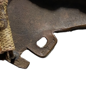 vintage GUCCI horse head buckle belt