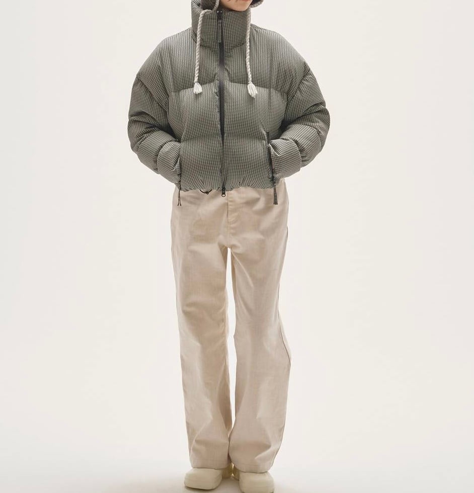 TODAYFUL／Check Down Jacket | polne