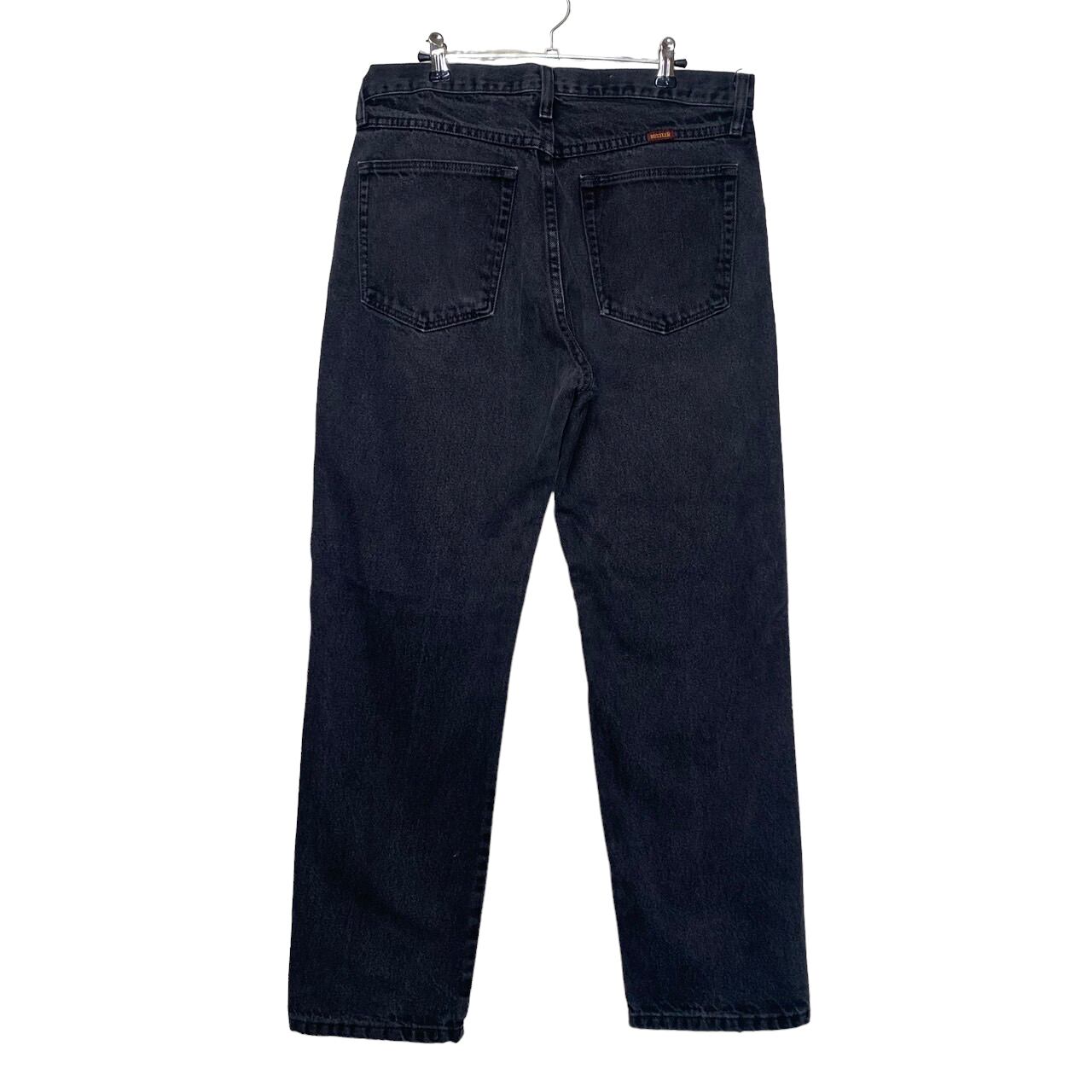 W33×L30】RUSTLER ブラックデニムパンツ ブランドタグ | 古着屋OLDGREEN