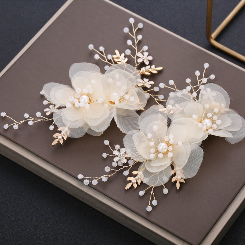 flower wedding hair clip accessory【m214】