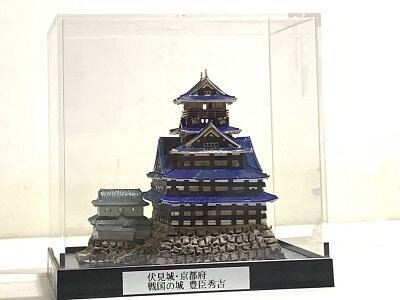 完成品□ 伏見城 城コレ ケース付き サイズ(W113×D92×H113mm) 日本の城