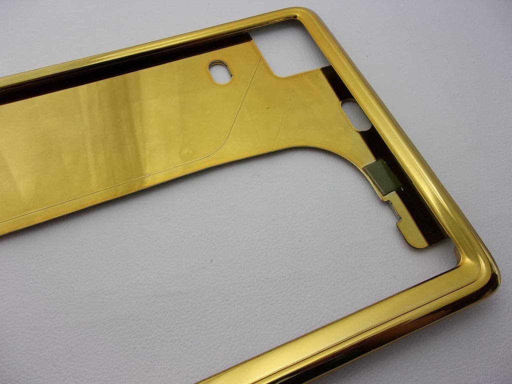 ご自分で取付けできます 封印簡単】トヨタ純正ナンバーフレーム