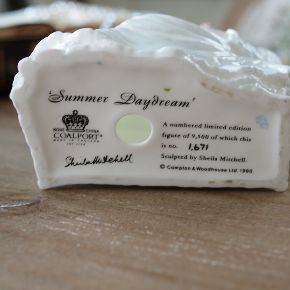 英国コールポート Summer Daydream 1990年製 フィギュリン | antique