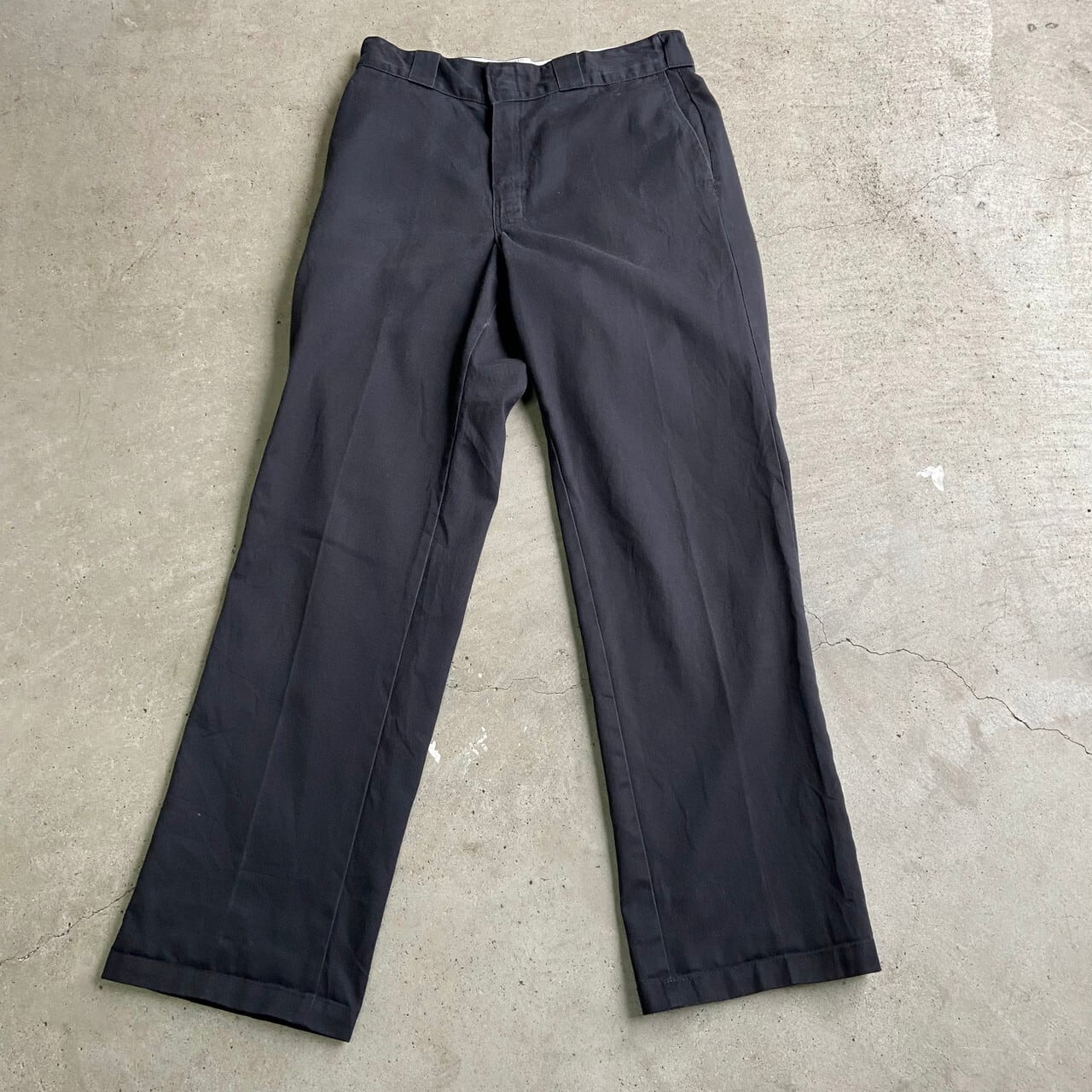 Dickies チノパン ブラック チビタグ USA ヴィンテージ ビッグサイズ Dickies ディッキーズ 874 original fit ワークパンツ