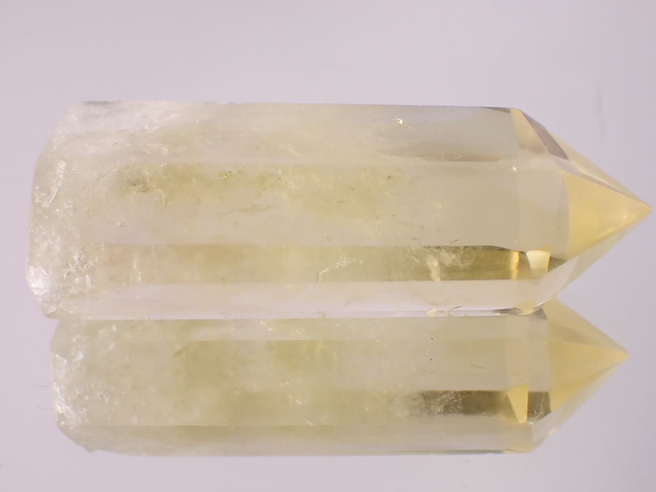 レモンクォーツ　オベリスク/シングルポイント　45.7g　[D2-12]