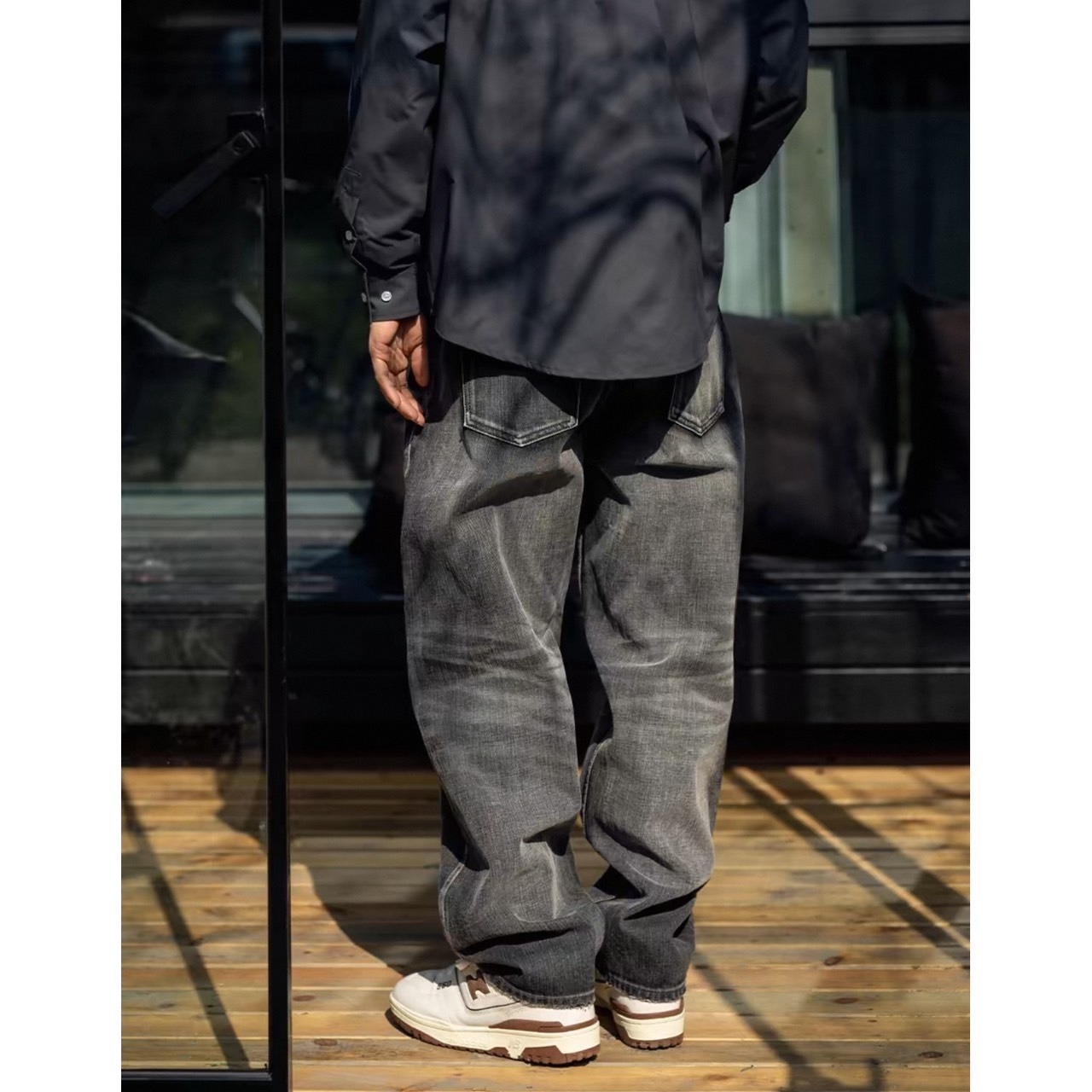 Vintage fade relaxed baggy jeans 0530 - 2