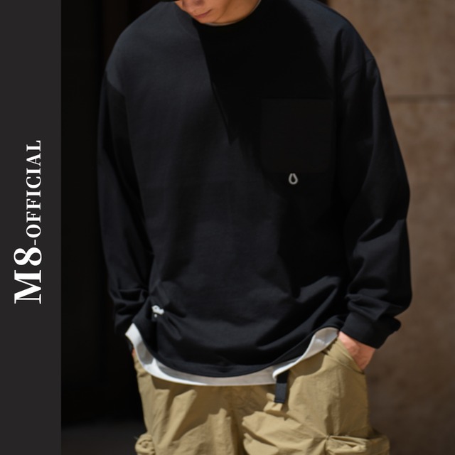embroidery long sleeve T-shirt M0420