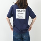 ロゴ刺繍×ボックスロゴプリントTシャツ
