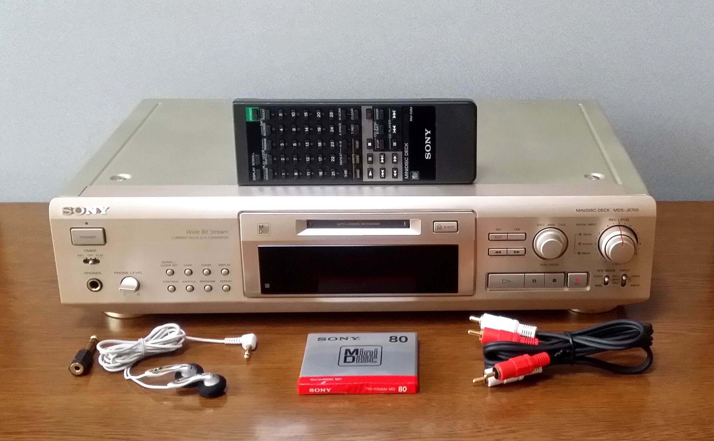 MDレコーダーデッキ SONY MDS-JE700 完動品 | MTR PRO SHOP powered by BASE