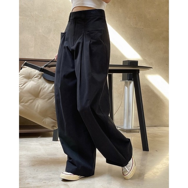 tack wide pants　10007