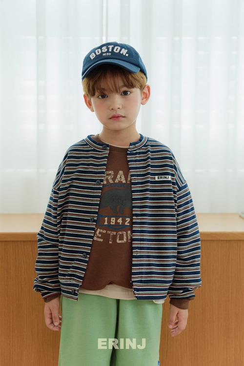 ERIN J［取寄］stripe cardigan 26autumn