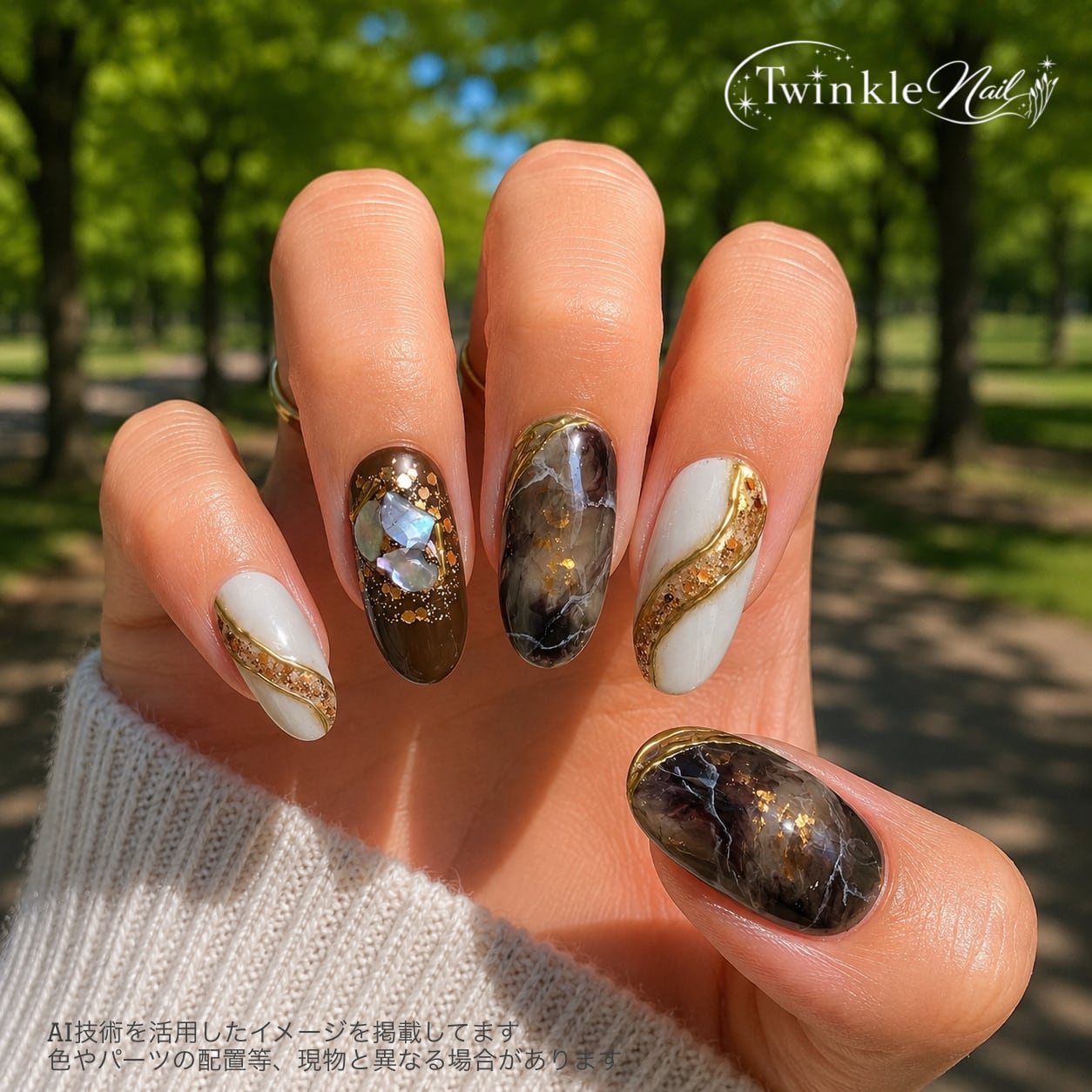 ネイルチップ 剥がせるネイルチップ【3151】 | Twinkle Nail