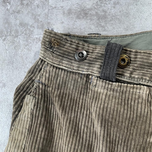 30-40s Adolphe Lafont コーデュロイ ブラウン W32 詳細写真9