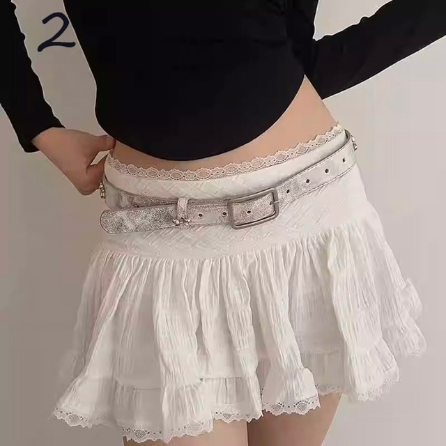 unclecmシンプルながらお洒落なリボンベルト 7s