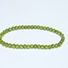 ペリドット ブレスレット 5mm メール便可 一点物 111-50672