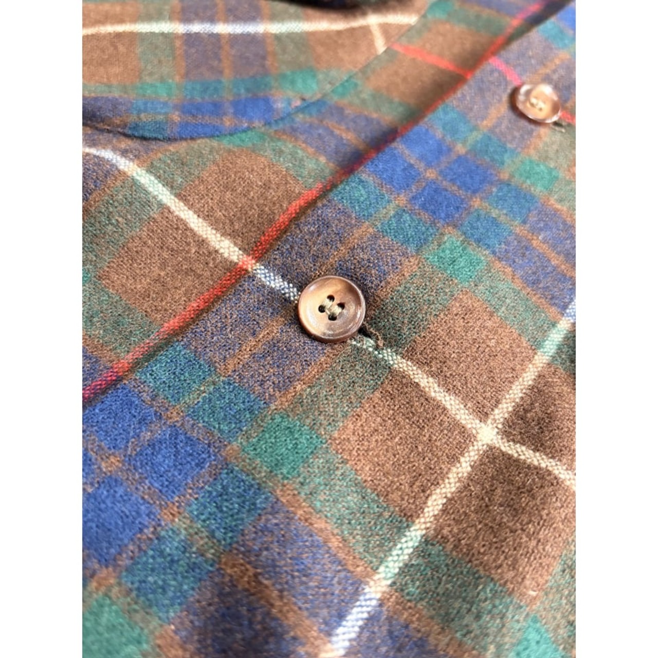 50s PENDLETON "Roos Bros" WOOL SHIRT MADE IN USA  Size M
