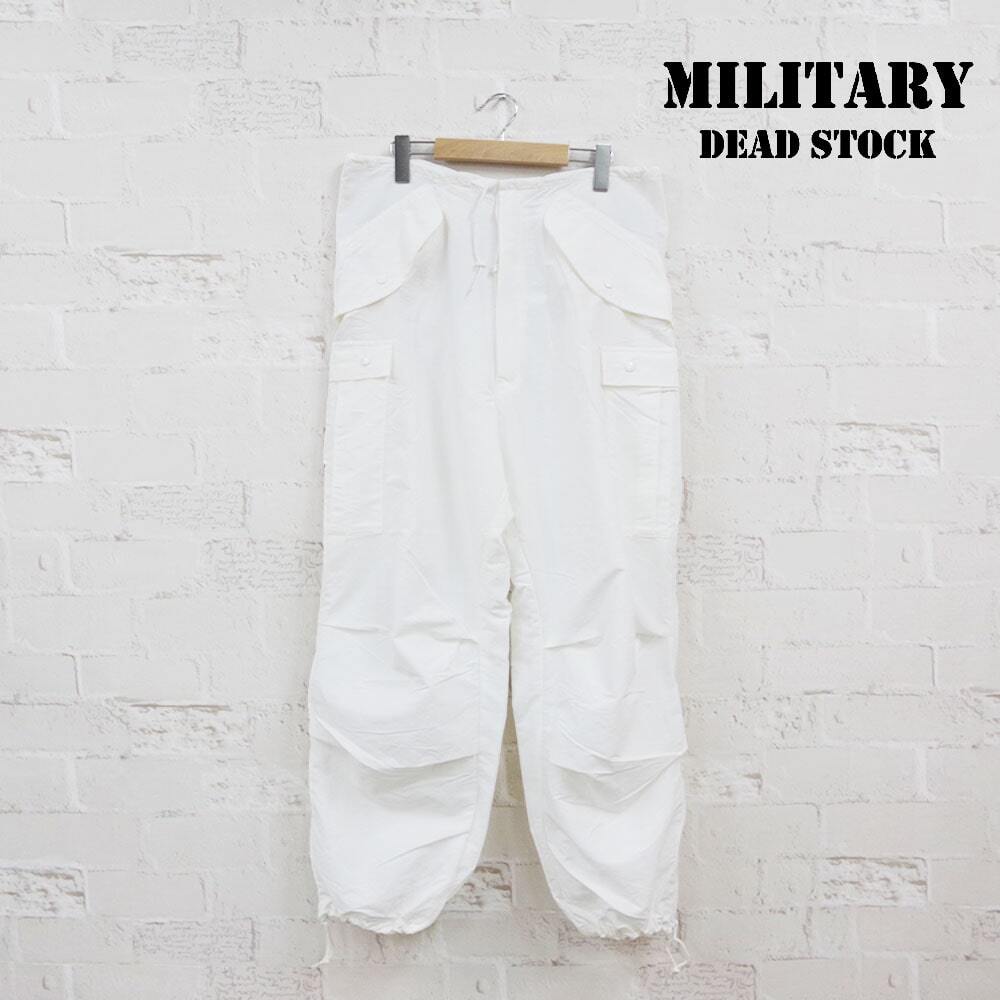 【MILITARY DEADSTOCK(ミリタリーデッドストック)】US ARMY M-65 SNOW CAMO OVERPANTS  DEADSTOCK REMAKE ユーエスアーミースノーカモ オーバーパンツ デッドストック リメイク | USA SAY powered by  BASE