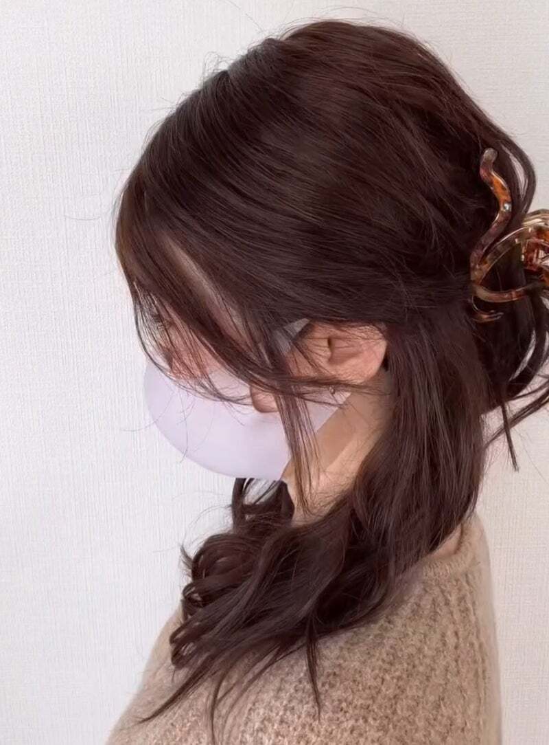 地毛なし用 商品名:メリー ナチュラルブラウン系 パーマ 百合子