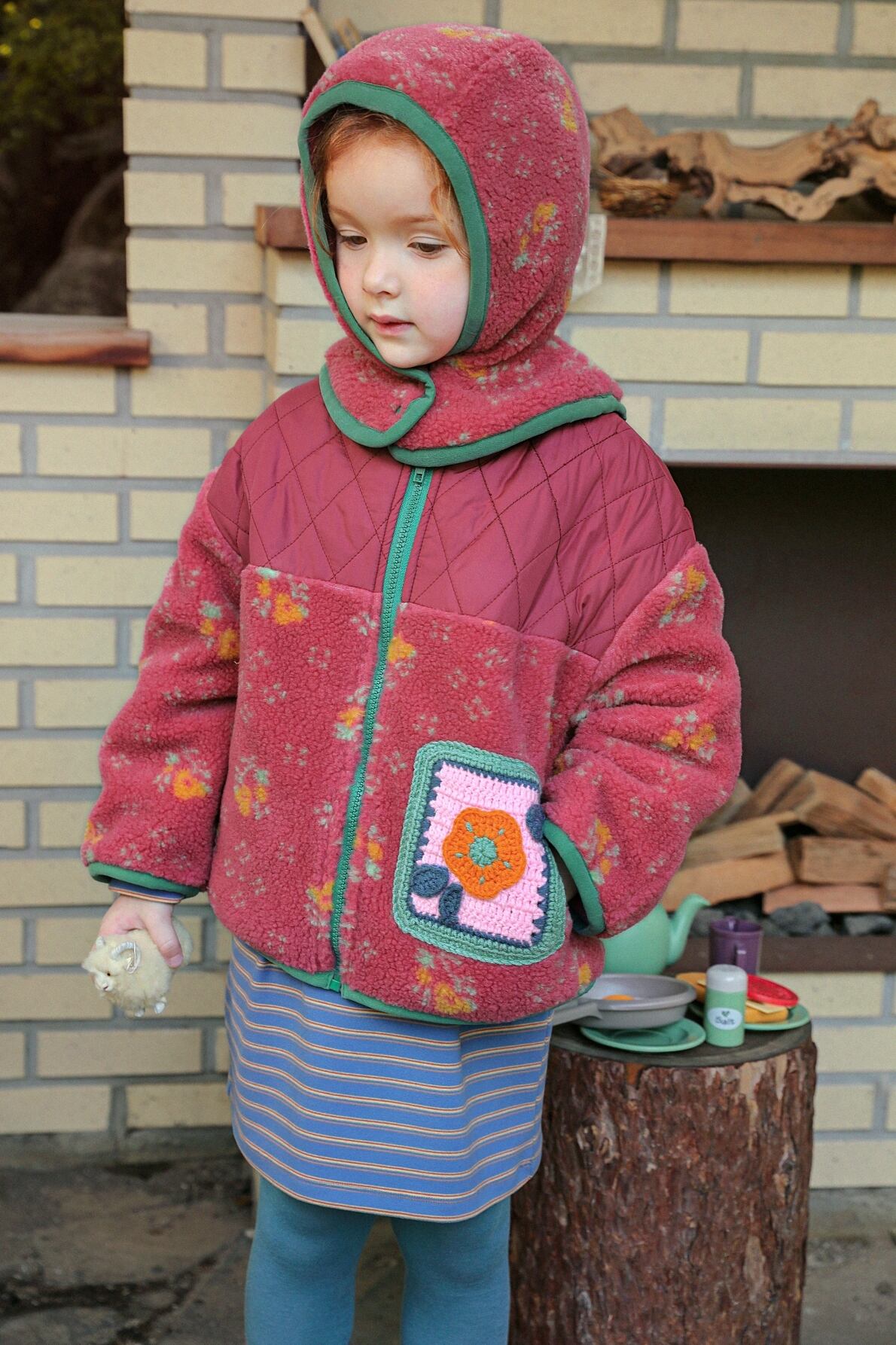 赤ベレー帽 Mサイズ TAO the animals observatory The Animals