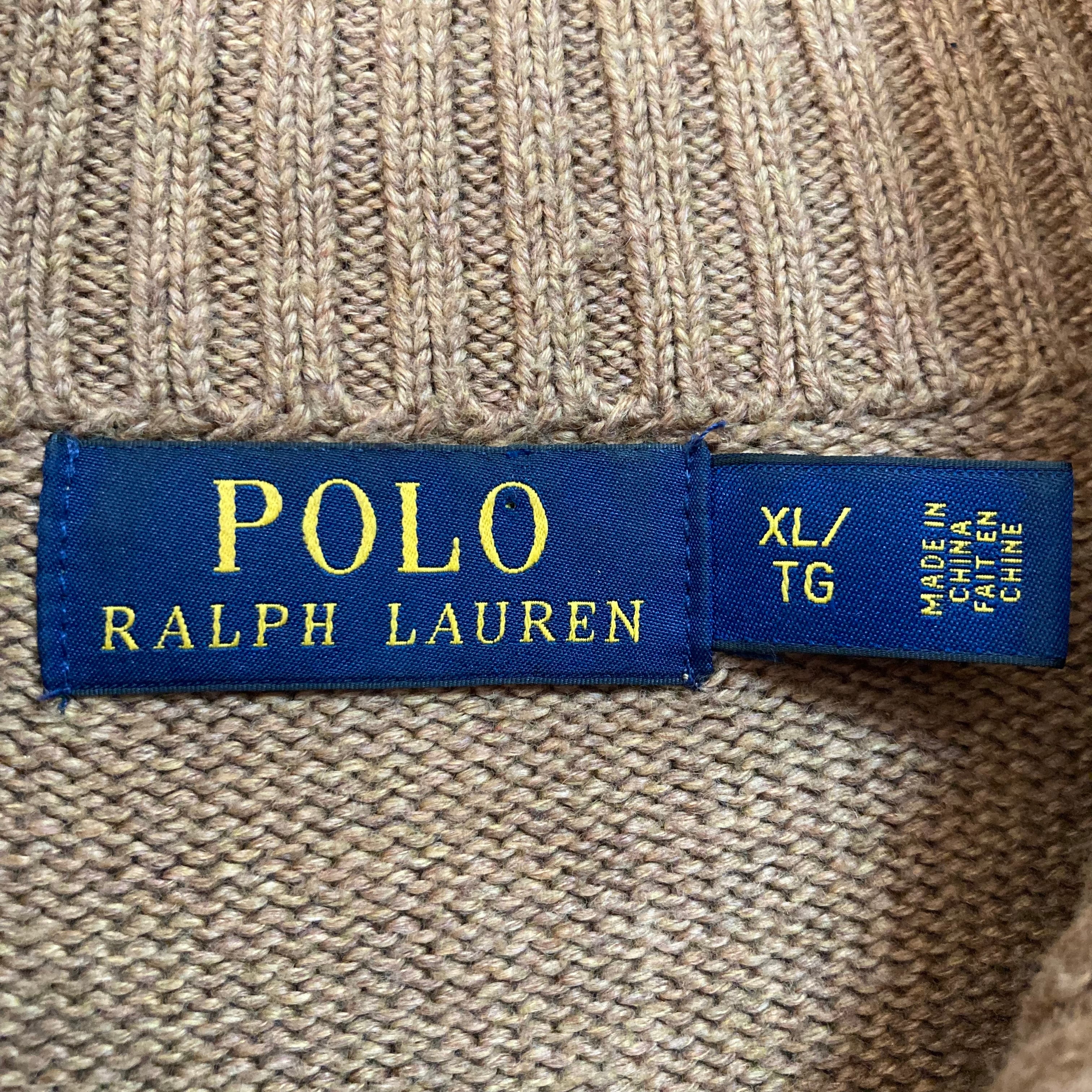 Polo Ralph Lauren】 Halfzip Knit XL ポロ ラルフローレン ハーフ